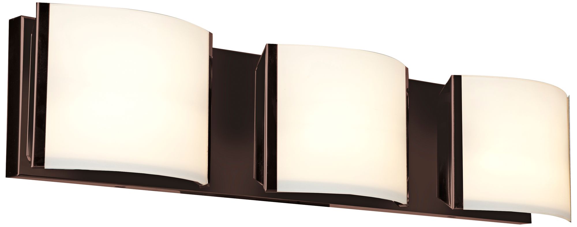 Nitro 25 1/4" Wide Bronze 3LED Bath Light 12M10 Lamps Plus