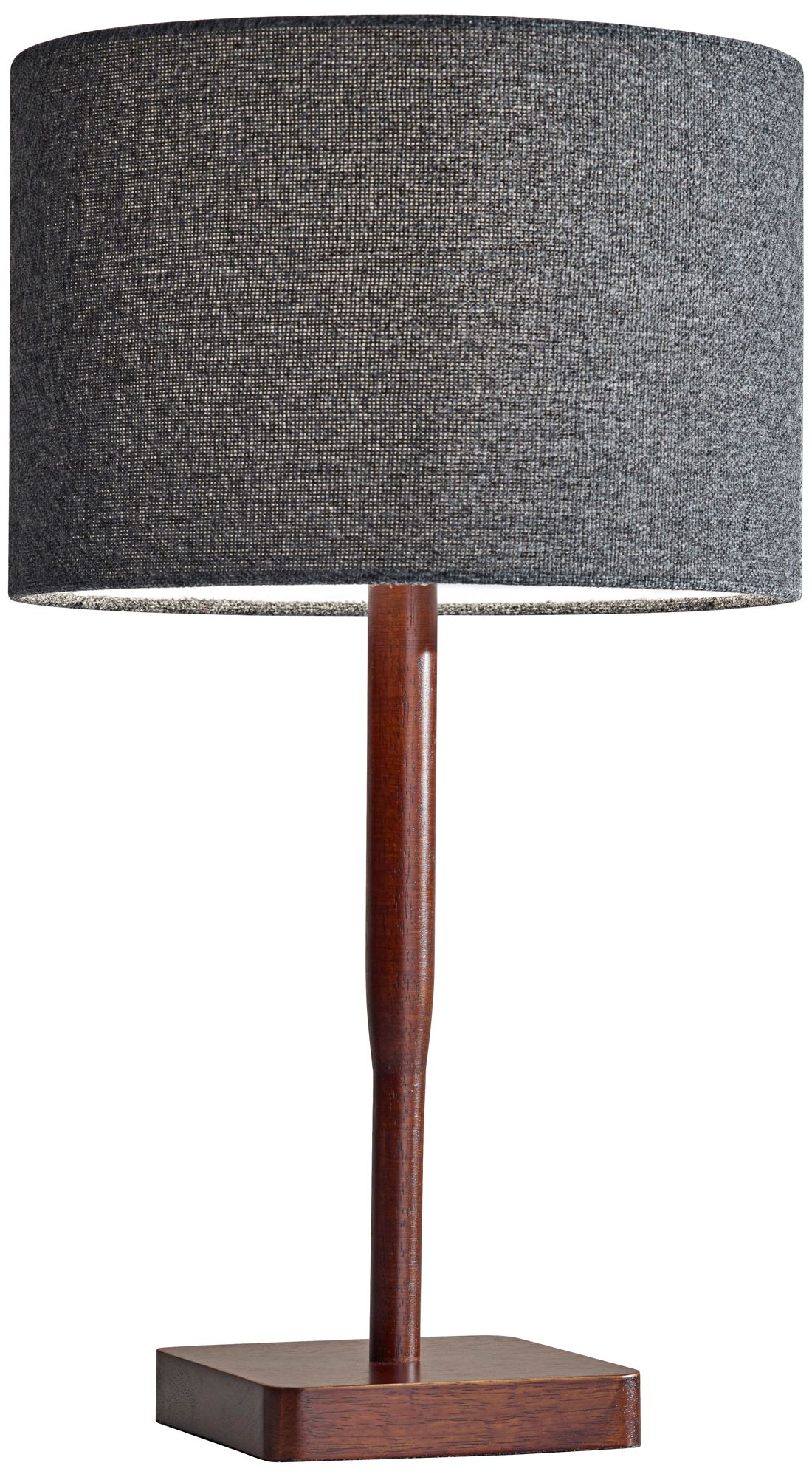 Ellis Walnut Rubberwood Table Lamp 12R99 Lamps Plus