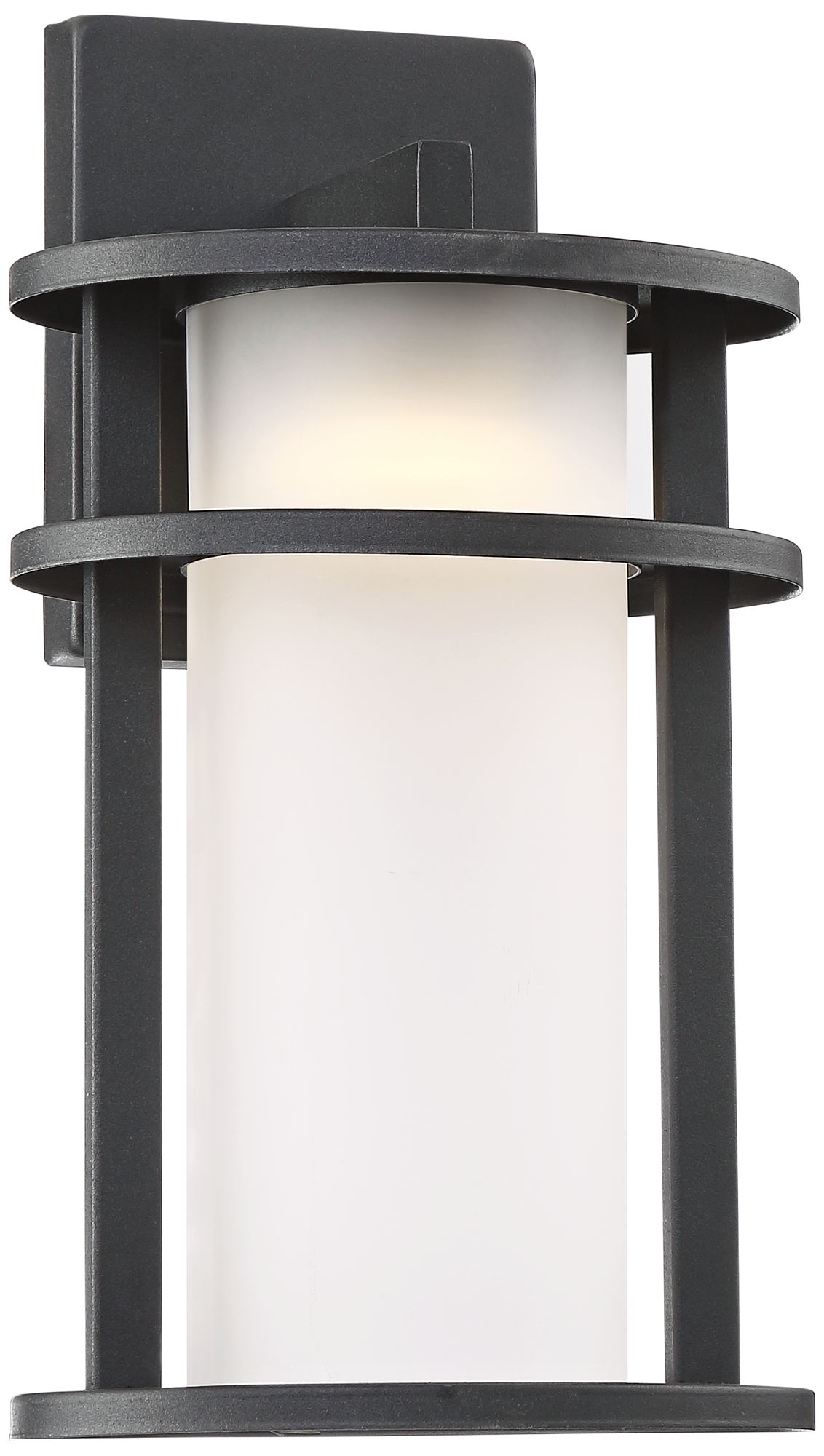 Aline 13" High Black LED Outdoor Wall Light 13T87 Lamps Plus