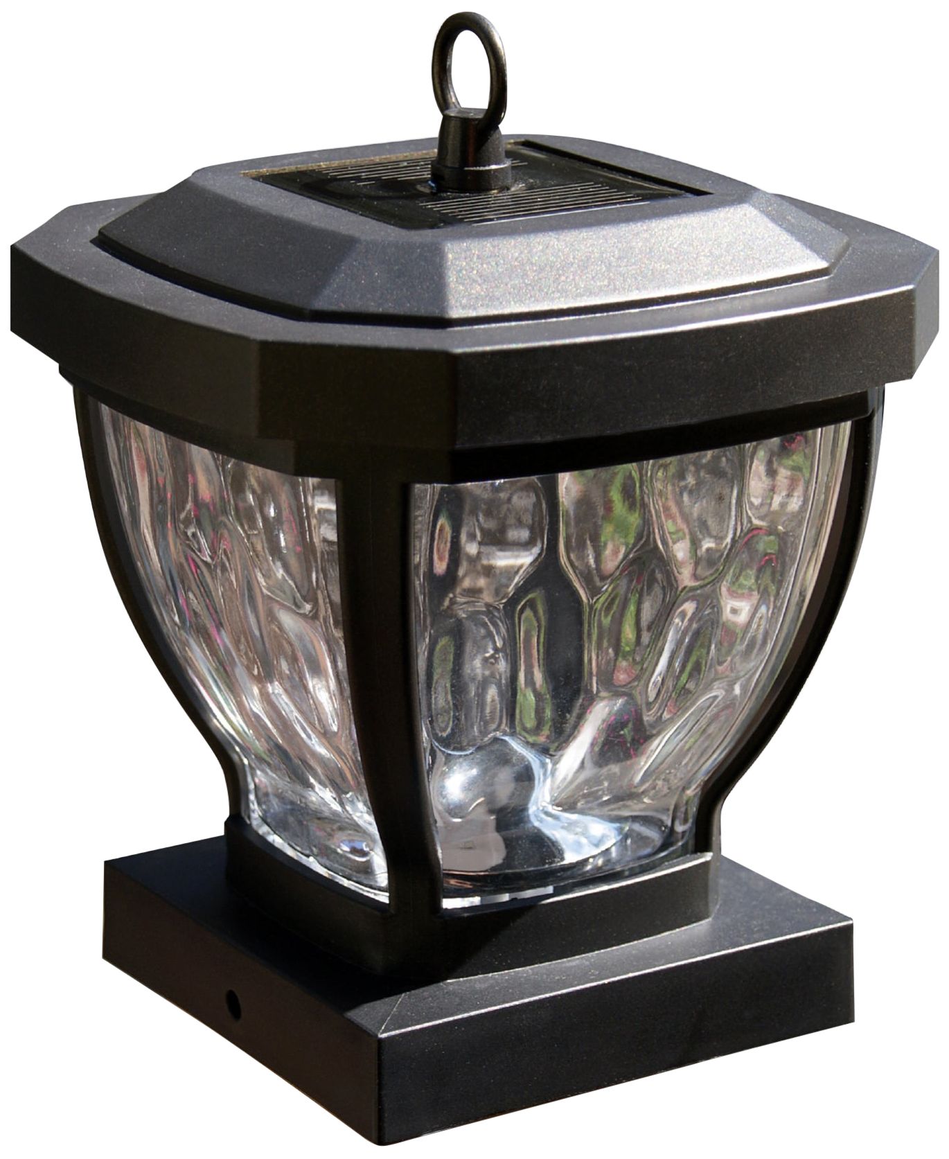 Manchester 6 1/2" High Dark Bronze Outdoor Solar Post Cap 15A65