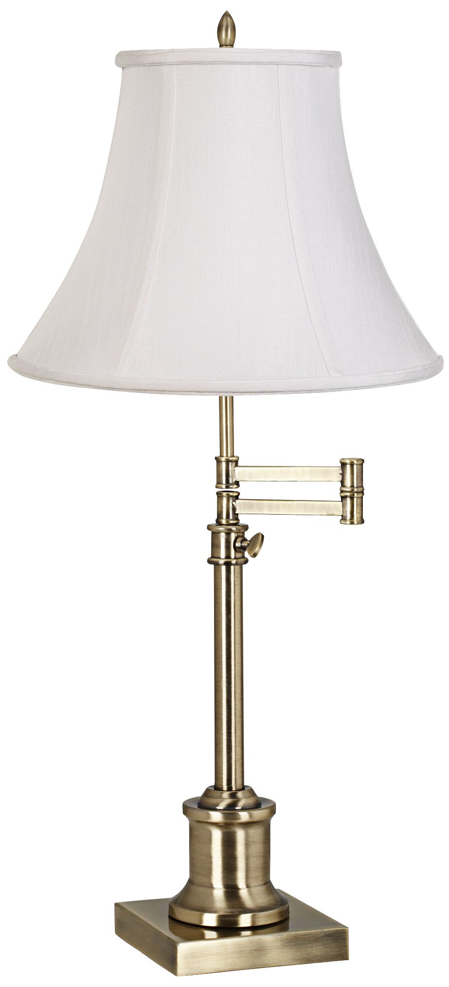 Brass Swing Arm Desk Lamp Westbury Imperial White Bell Brass Swing Arm Desk Lamp 17N87 Lamps