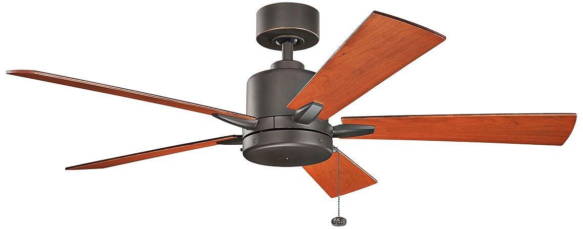 52" Bowen Pull Chain Energy Star Olde Bronze Ceiling Fan 17V37