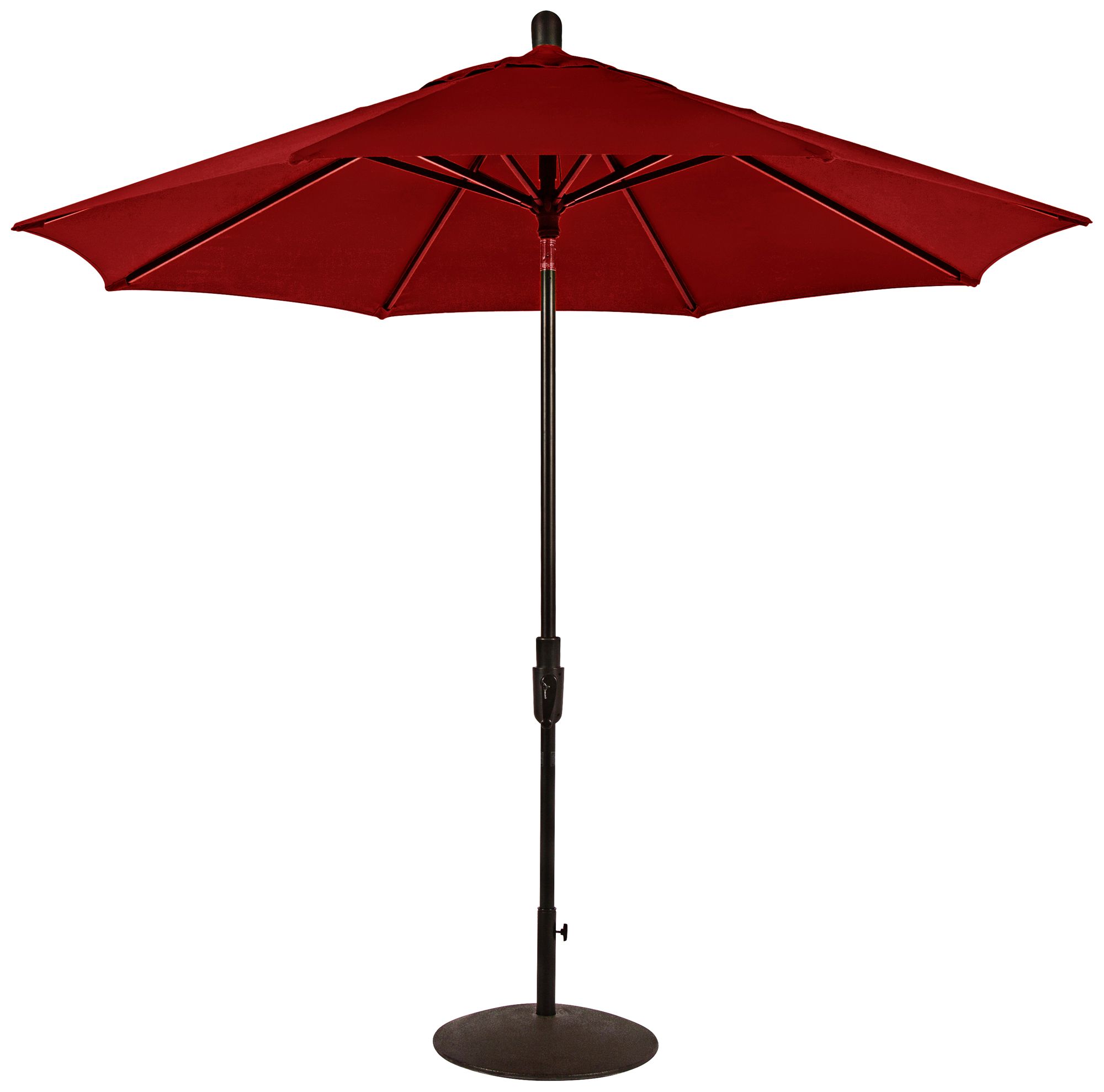 Zuma Shore 8 3/4Foot Jockey Red Sunbrella Patio Umbrella 19T33