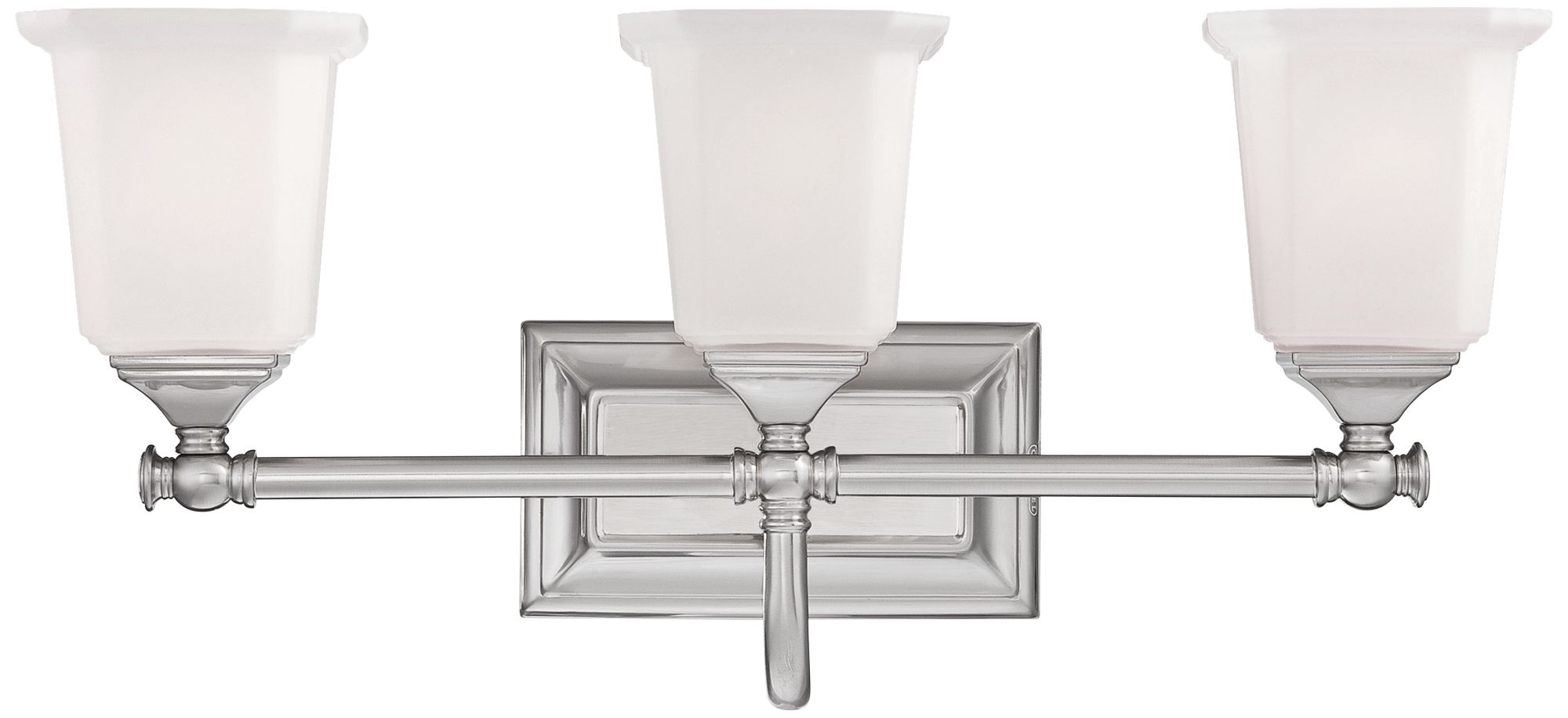 Nicholas Collection Brushed Nickel 22" Wide Bathroom Light 1C190