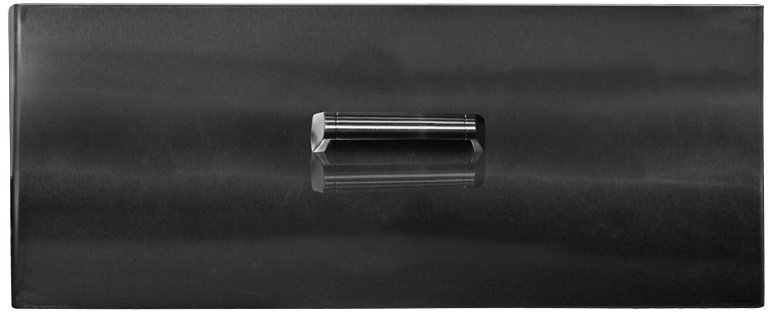Elements Black Steel Rectangle Fire Table Lid with Handle 1F684