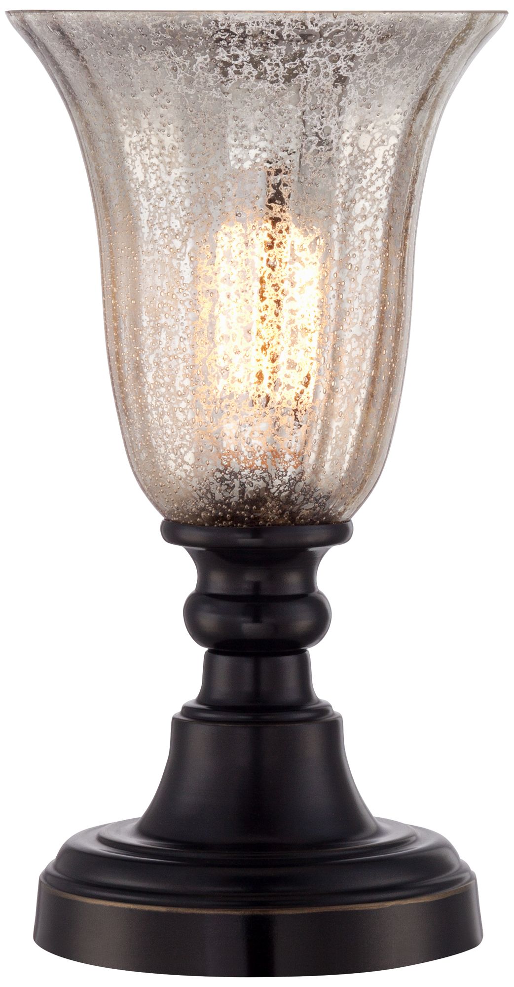 Isaac Mercury Glass 13" High Accent Table Lamp 1G024 Lamps Plus