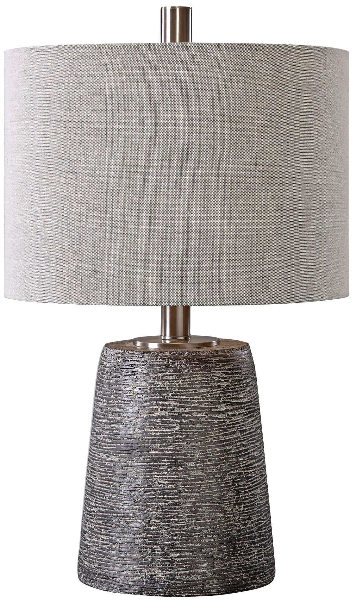 Uttermost Duron Dark Rustic Bronze Ceramic Table Lamp 1G177 Lamps Plus