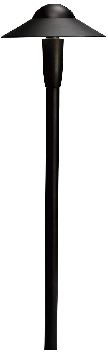 Landscape 22" High 3000K LED Black 6" Dome Path Light 1G182 Lamps Plus