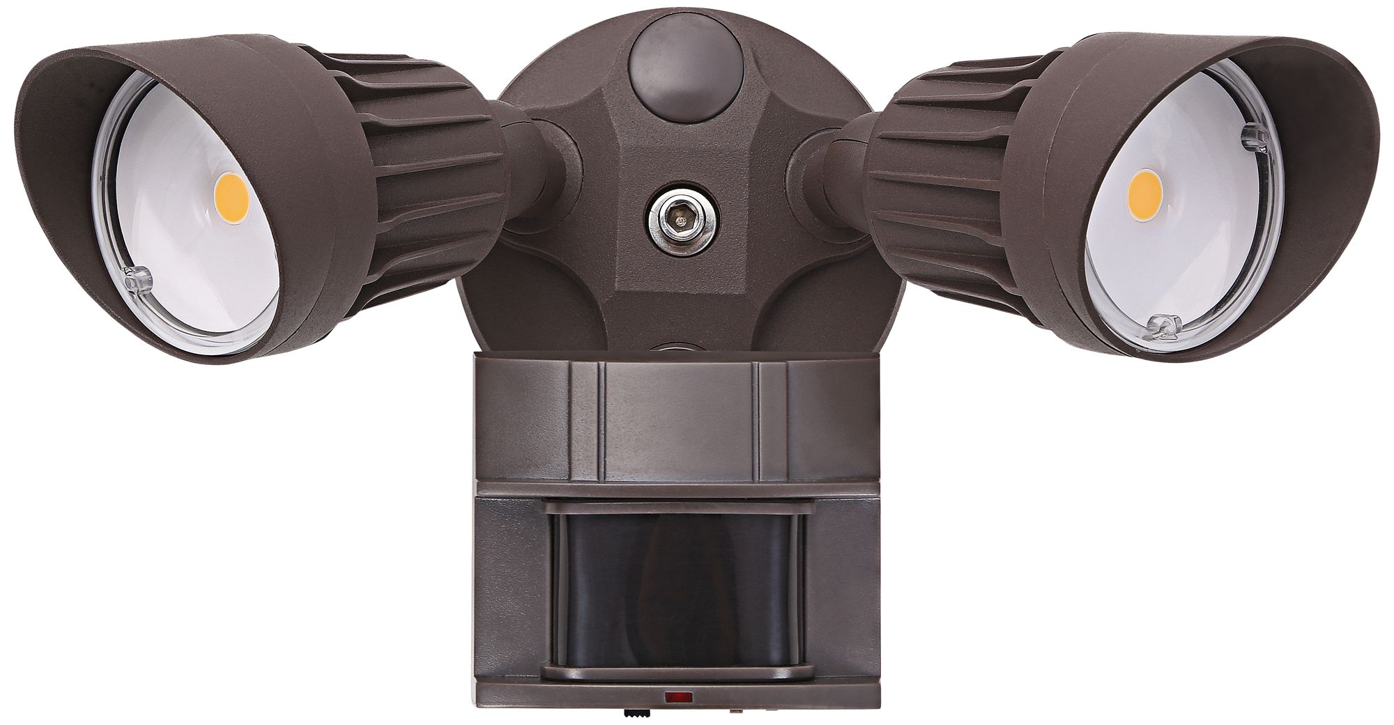 EcoStar 13"W Bronze Motion Sensor LED Security Light 1G657 Lamps Plus