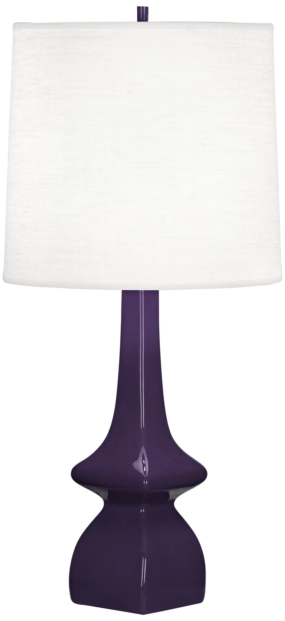 Robert Abbey Jasmine Amethyst Purple Ceramic Table Lamp 1P014