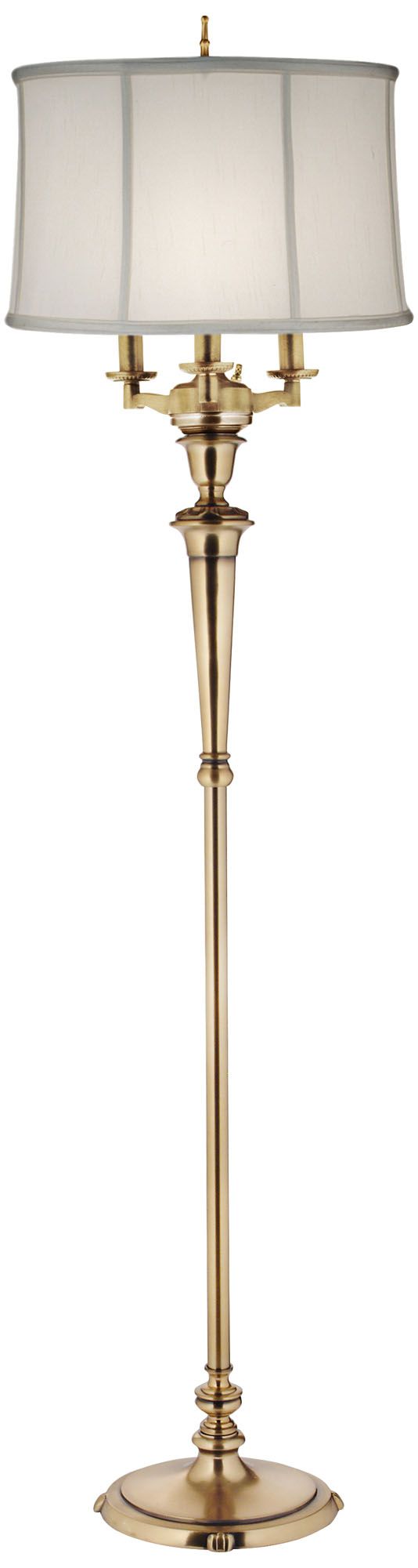 Stiffel Burnished Brass 4Light Metal Floor Lamp 1P653 Lamps Plus