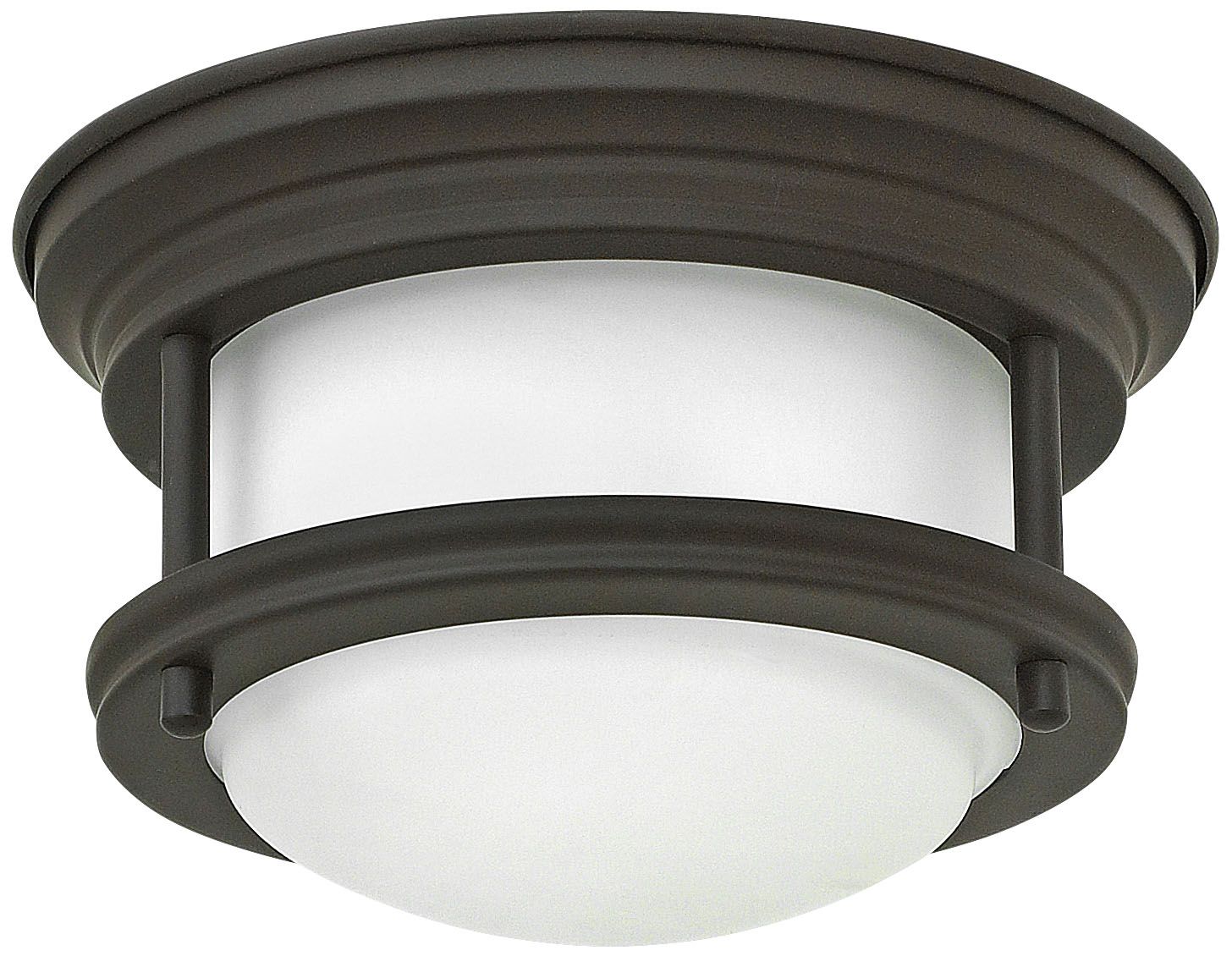 Hinkley Hathaway 7 3/4"W LED Oiled Bronze Ceiling Light 1R551
