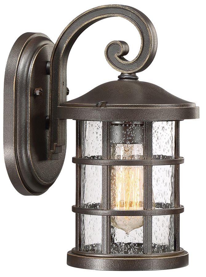 Quoizel Crusade 11" High Palladian Bronze Outdoor Wall Light 20A88