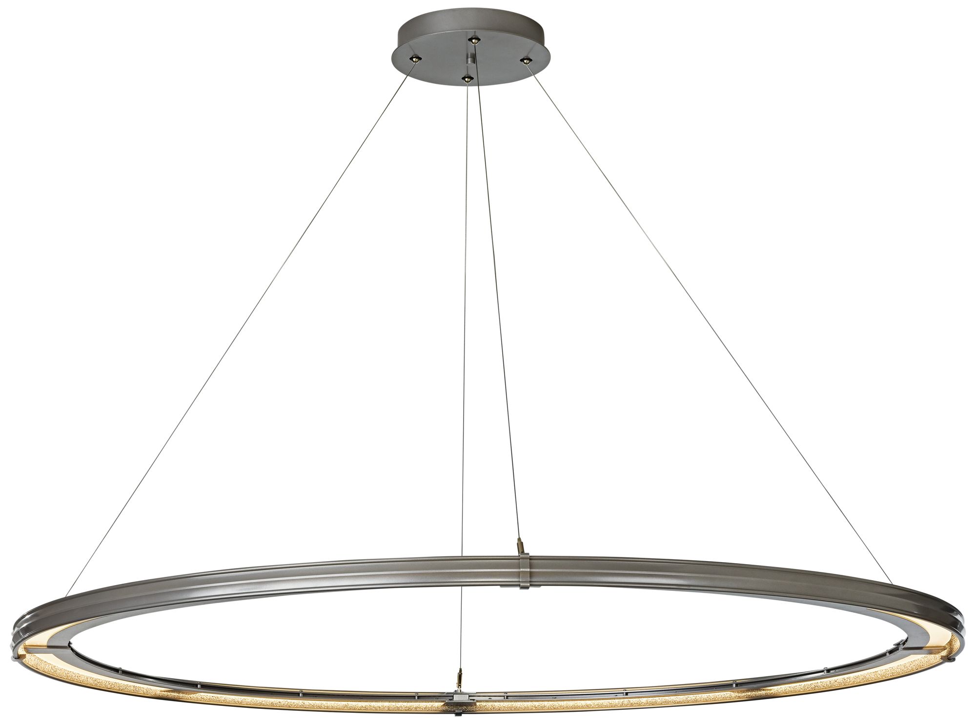 Aria Large 62 3/4" Wide Vintage Platinum LED Pendant Light 21A19
