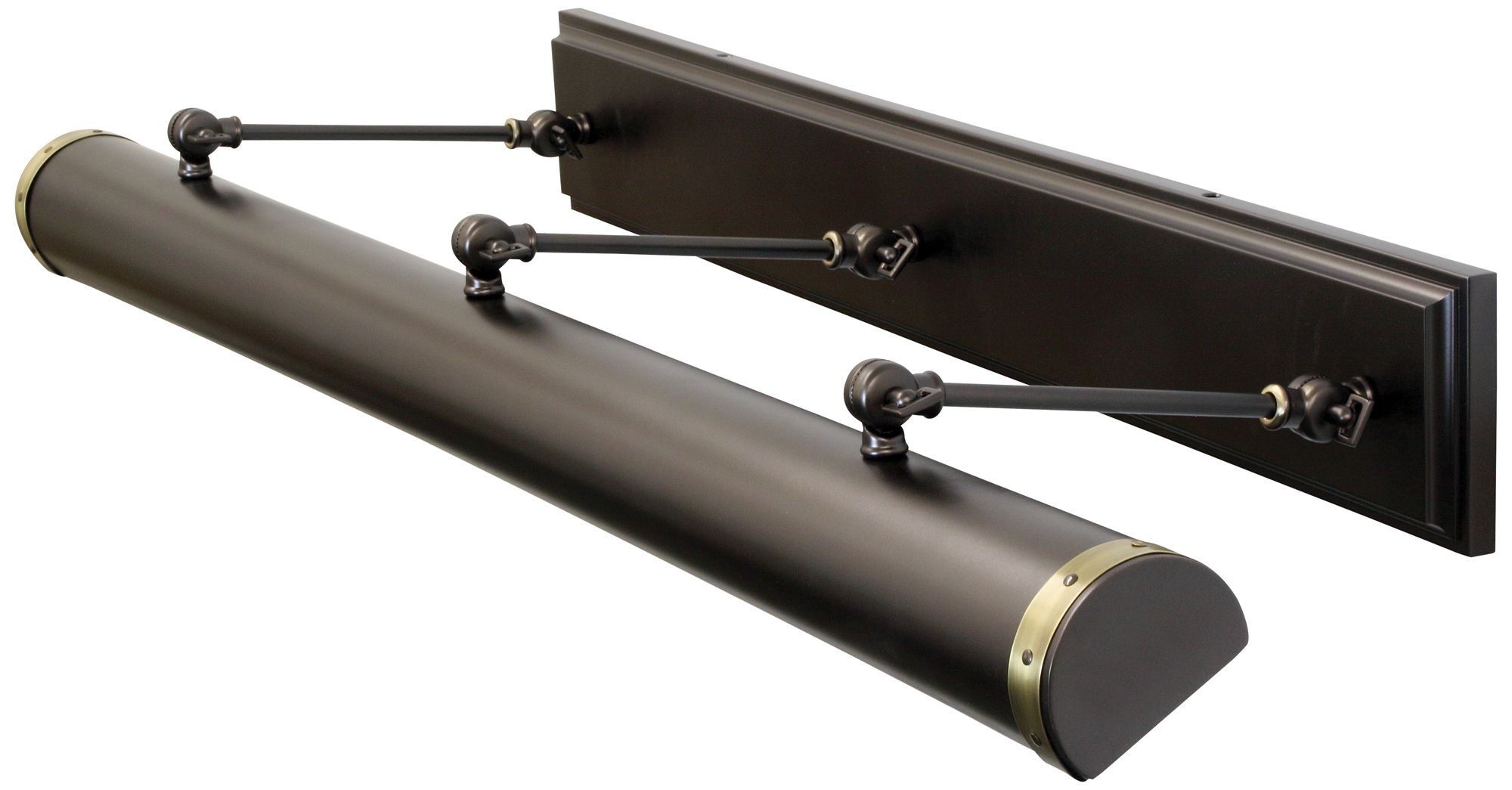 Steamer 42" Wide Mahogany Bronze Direct Wire Picture Light 22R38