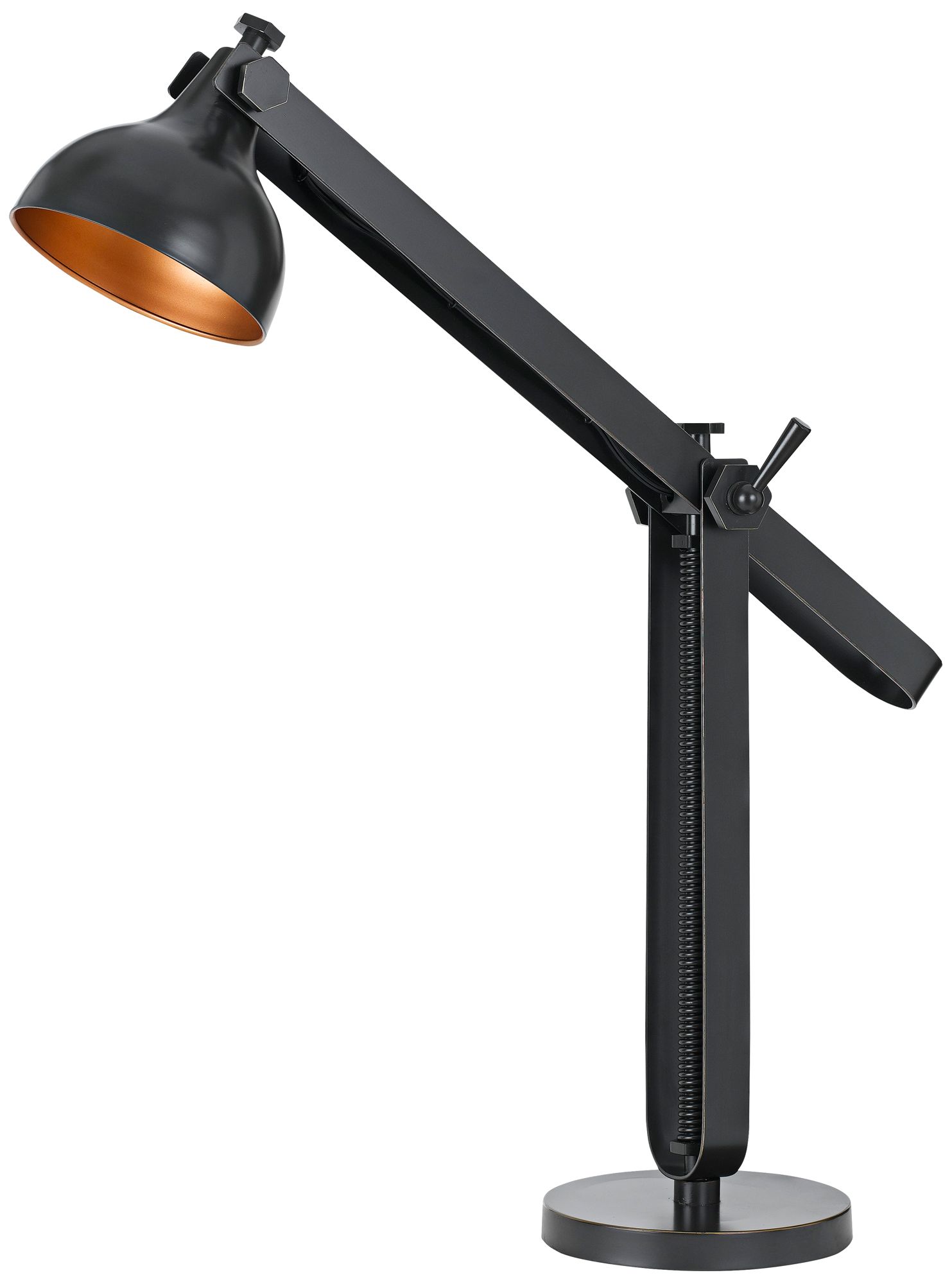 Latina Oil Rubbed Bronze Adjustable Desk Lamp 23E89 Lamps Plus
