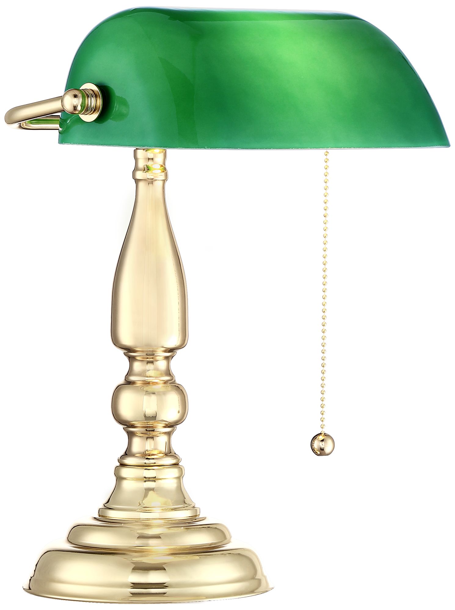 Green And Brass Desk Lamp Hammond Green Glass Brass Bankers Table Lamp 23R12 Lamps Plus