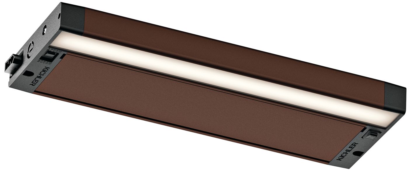 Kichler 6U 12" Wide Bronze Textured LED Under Light 23Y18