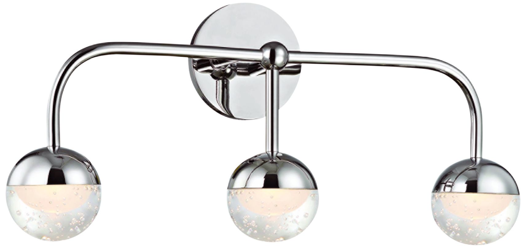 Hudson Valley Boca 20 3/4"W Polished Chrome 3LED Bath Light 24F72
