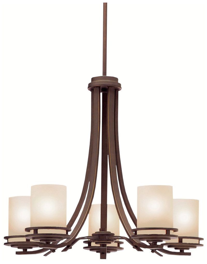 Hendrik Bronze 24 1/2" Wide 5Light Chandelier 25698 Lamps Plus