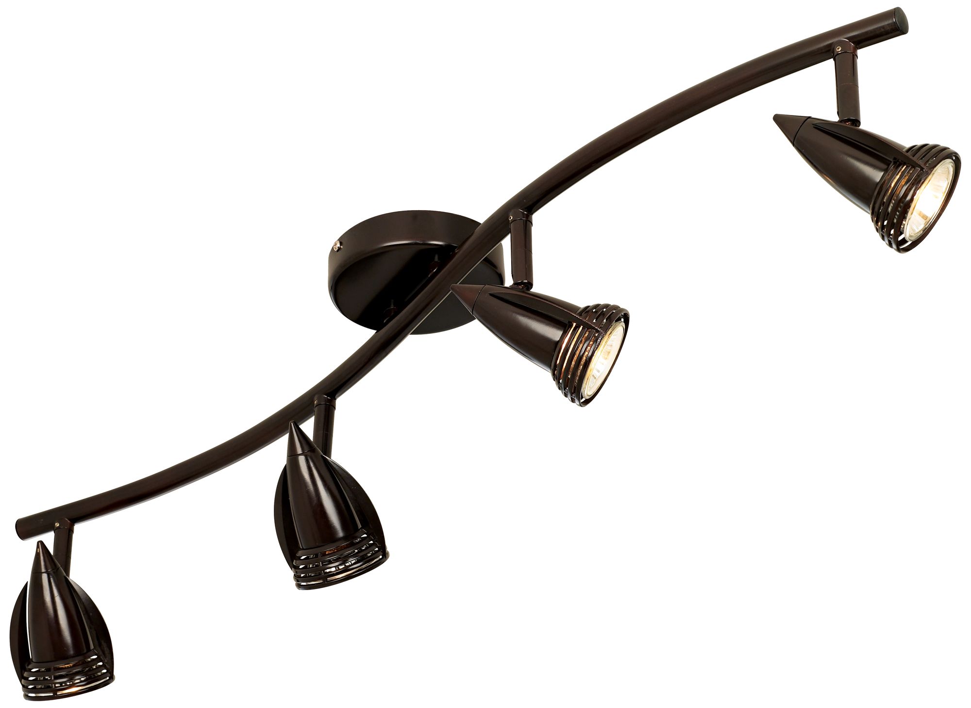 LED Pro Track 4Light Oil Rubbed Bronze Track Kit Wave Bar 28893