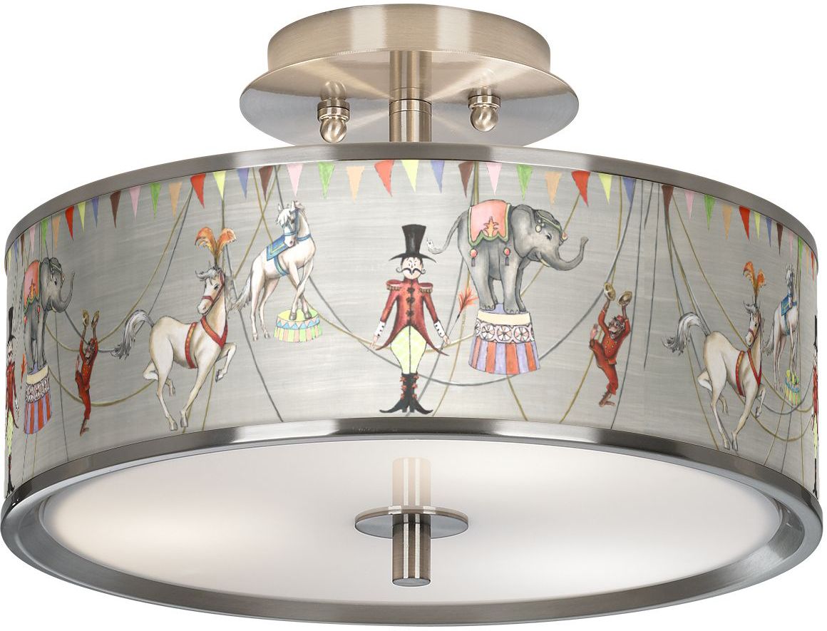 Levine Shallow Flushmount 11" Wide White LED Ceiling Light 1C030