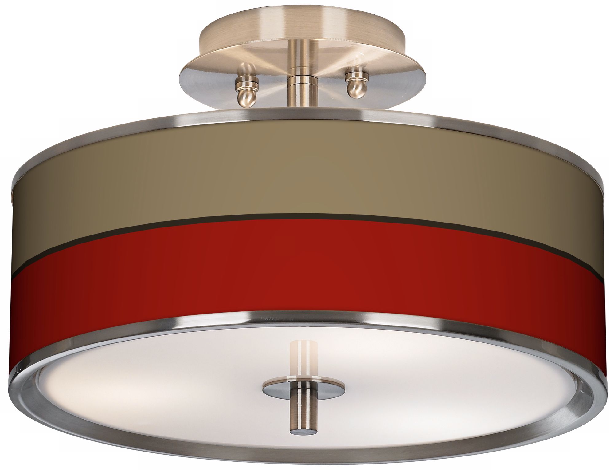 Empire Red Giclee Glow 14" Wide Ceiling Light 28E89 Lamps Plus