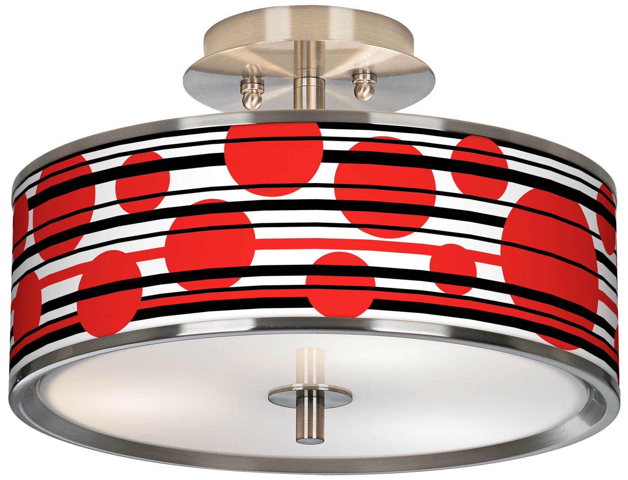 Red, Close To Ceiling Lights Lamps Plus