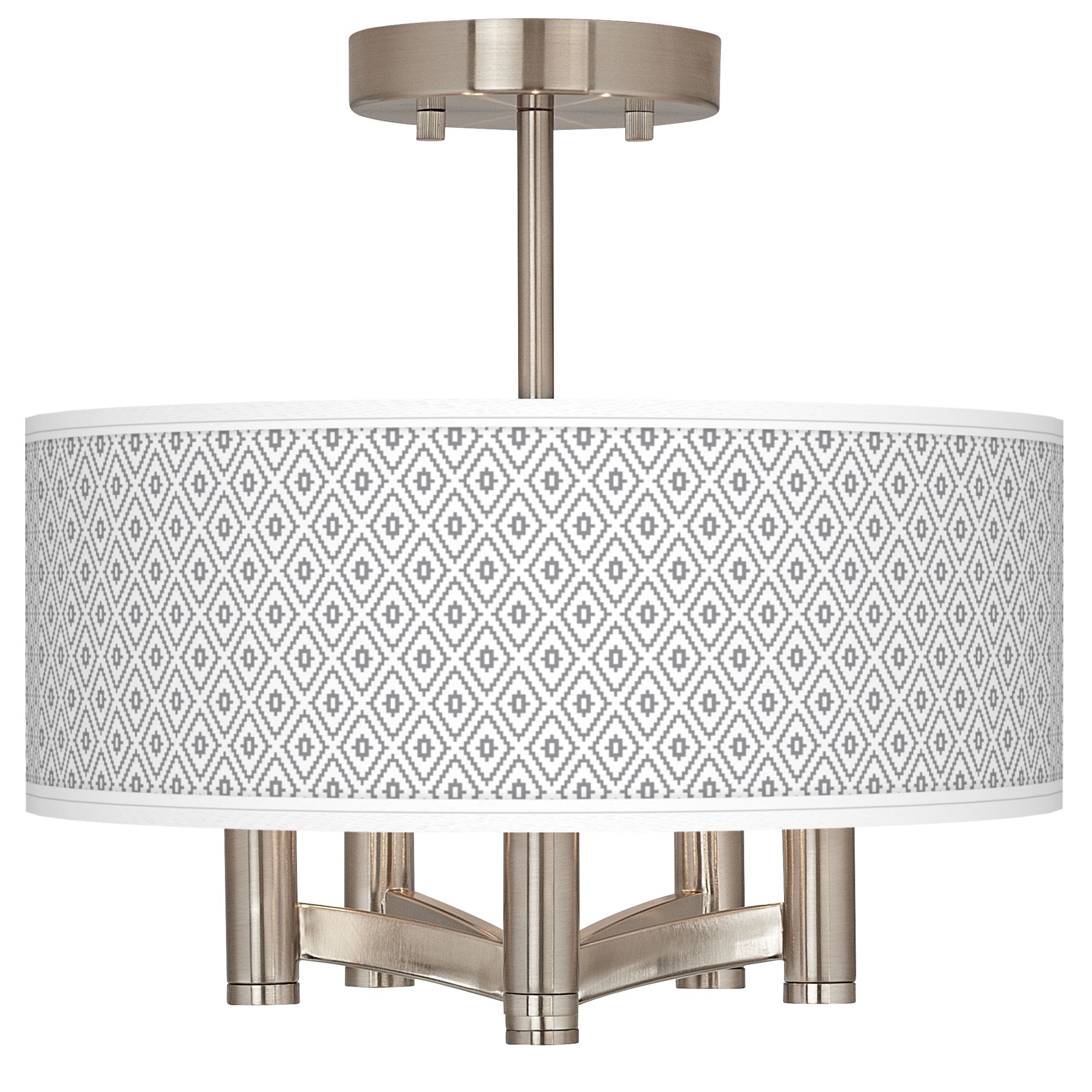 Diamonds Ava 5Light Nickel Ceiling Light eBay