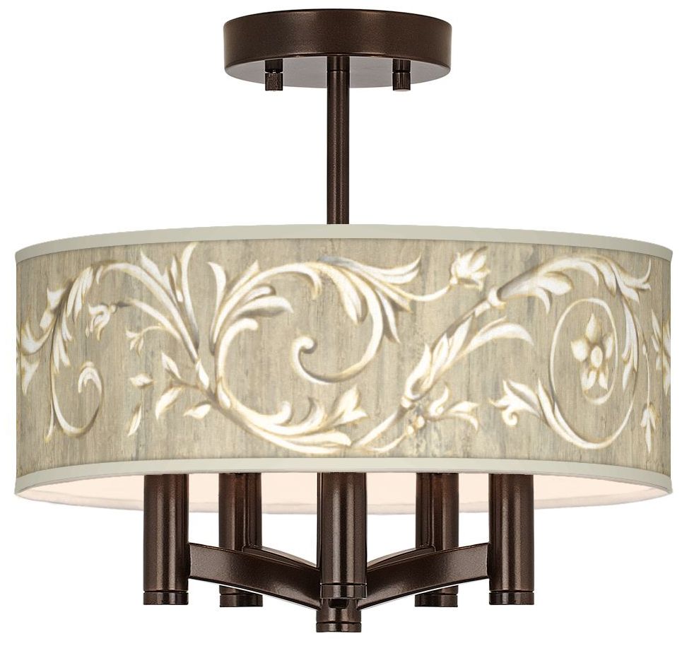 Laurel Court Ava 5Light Bronze Ceiling Light 29A94 Lamps Plus