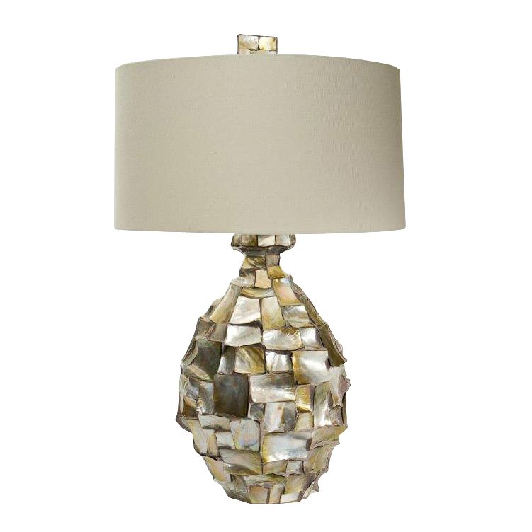Natural Light Radica Enigma Shell Table Lamp 2C158 Lamps Plus