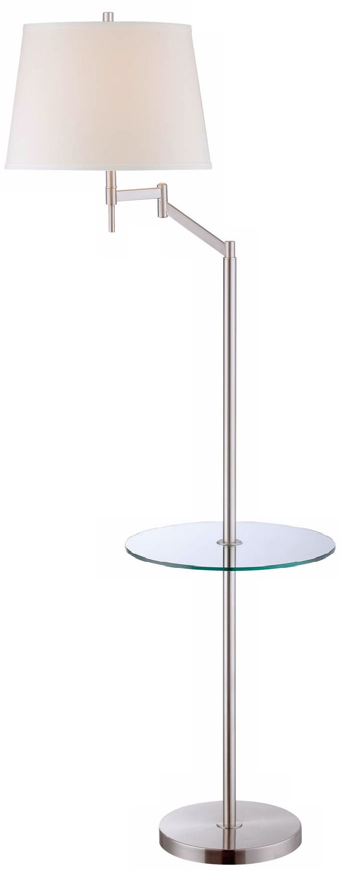Lite Source Eveleen Floor Lamp with Tray Table 2C163 Lamps Plus