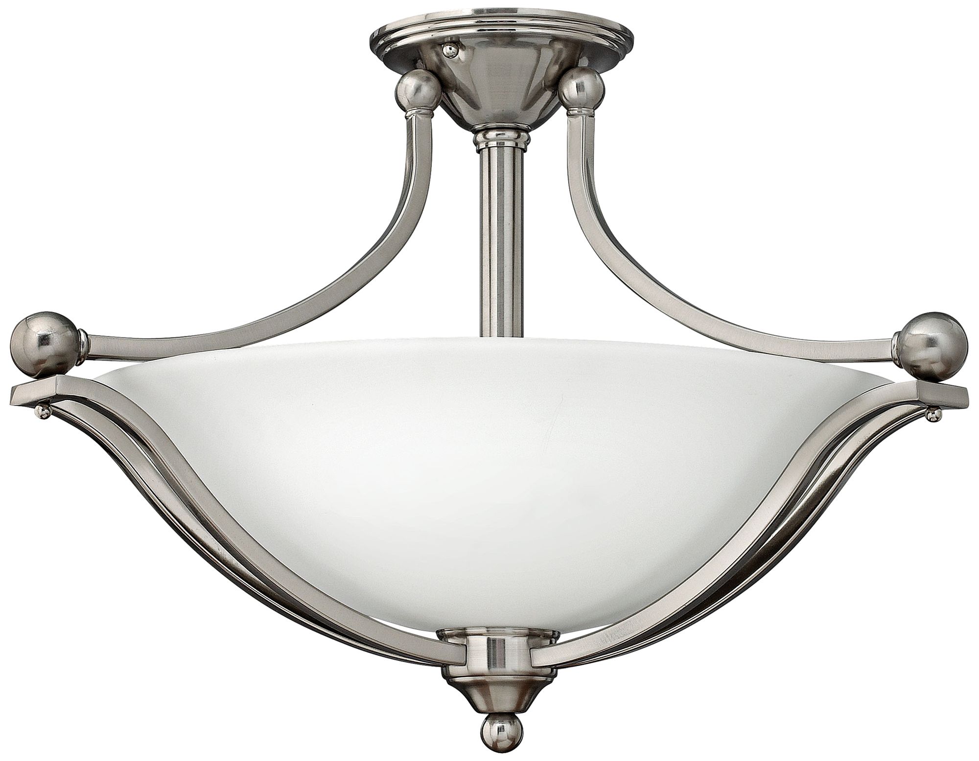 Hinkley Bolla 23 1/4" Wide Brushed Nickel Ceiling Light 2N516