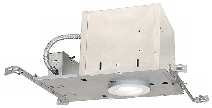 4" IC New Construction 650lm LED Trim Recessed Light Kit 30R86