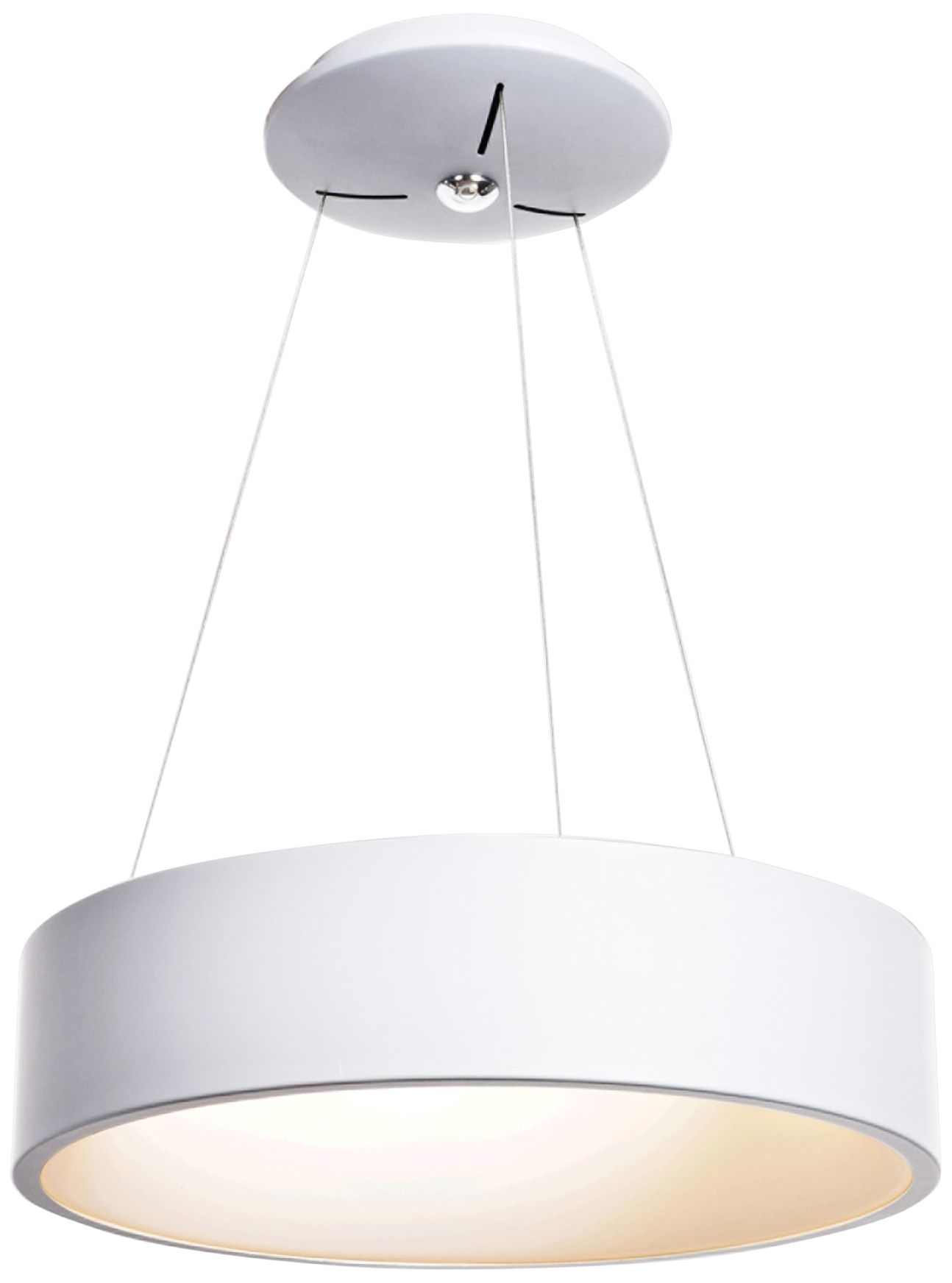 Radiant 17 3/4" Wide White LED Pendant Light 32T53 Lamps Plus