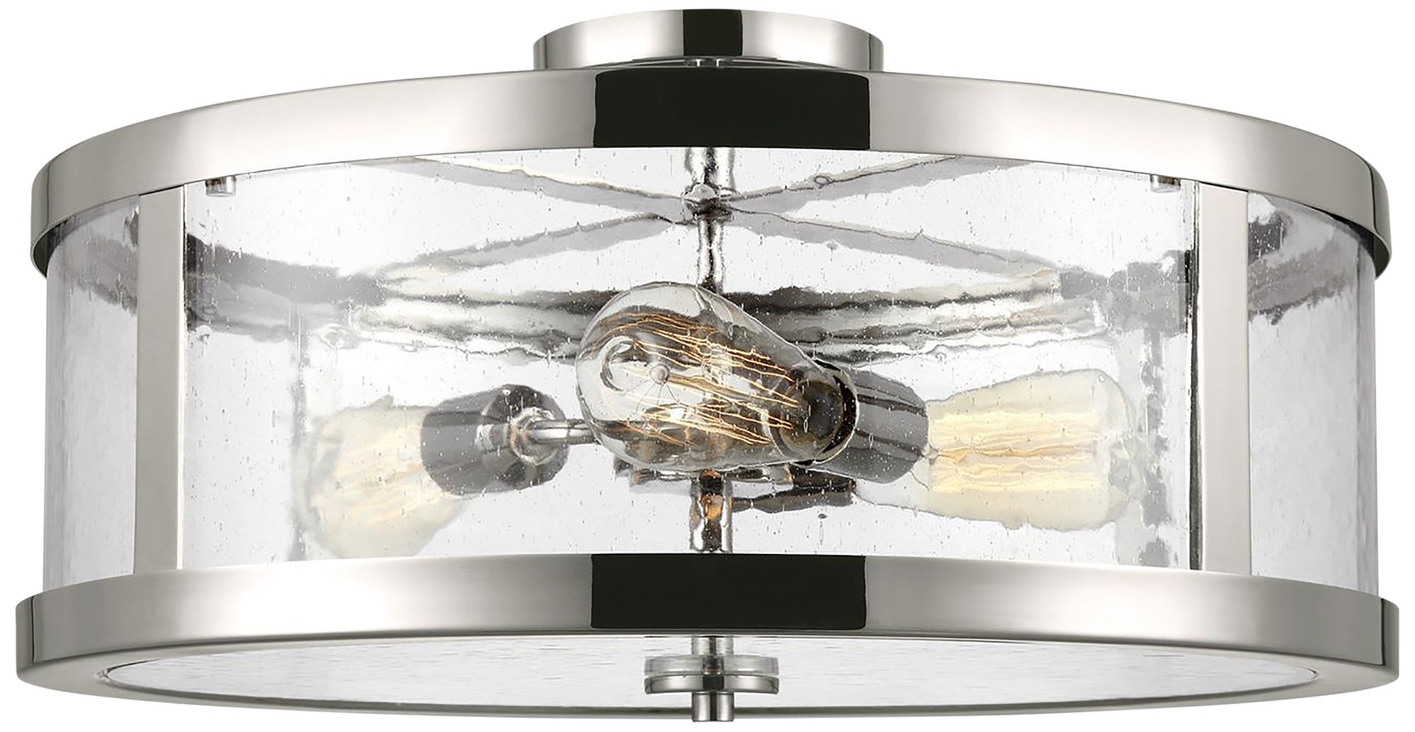 Feiss Harrow 19 3/4"W Polished Nickel 3Light Ceiling Light 34K27