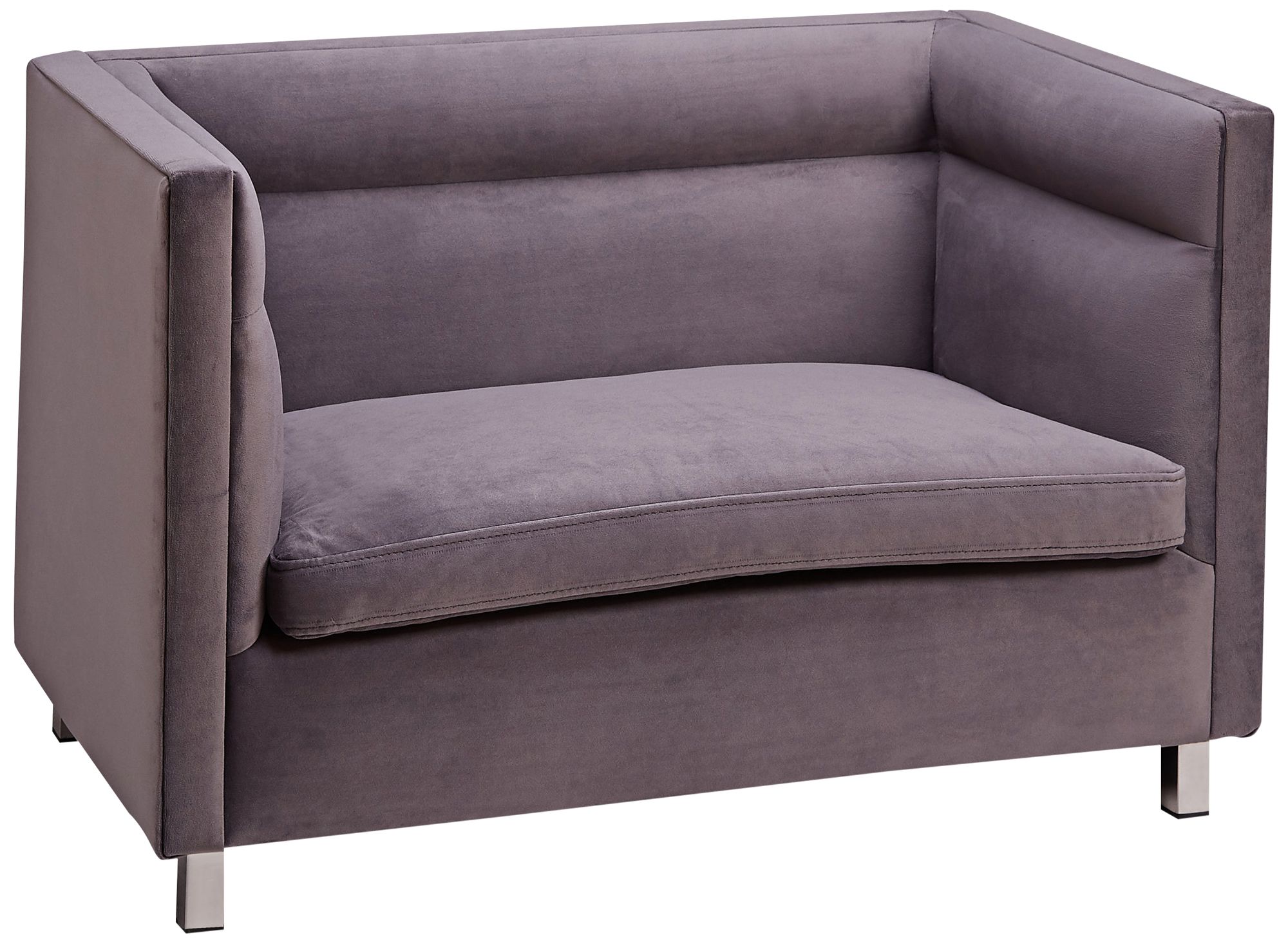 Beagle Gray Velvet Pet Sofa Bed 34P37 Lamps Plus