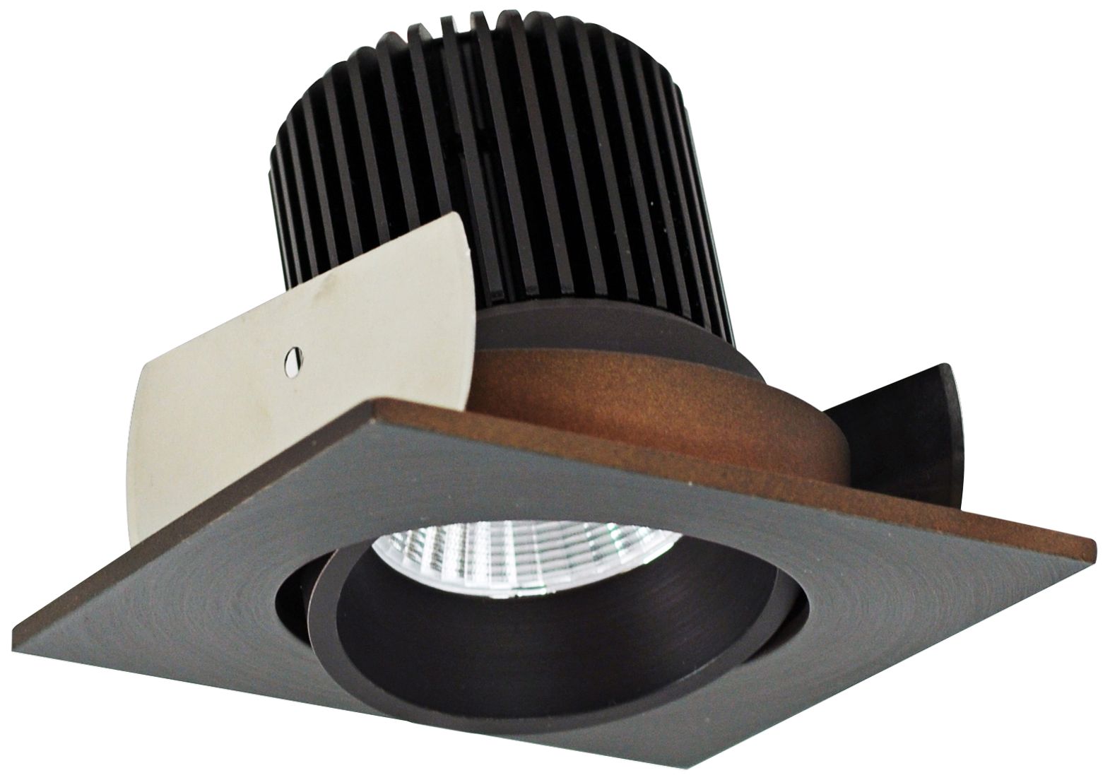 Iolite 2" Bronze Square Adjustable Cone LED Retrofit Trim 35K20