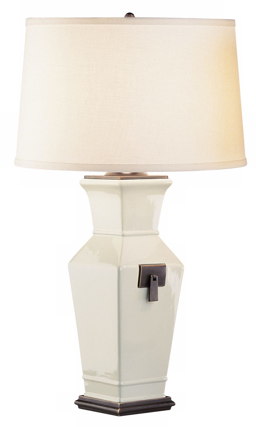 Shaolin Ceramic Jar Table Lamp in Celadon Green Finish 36449 Lamps