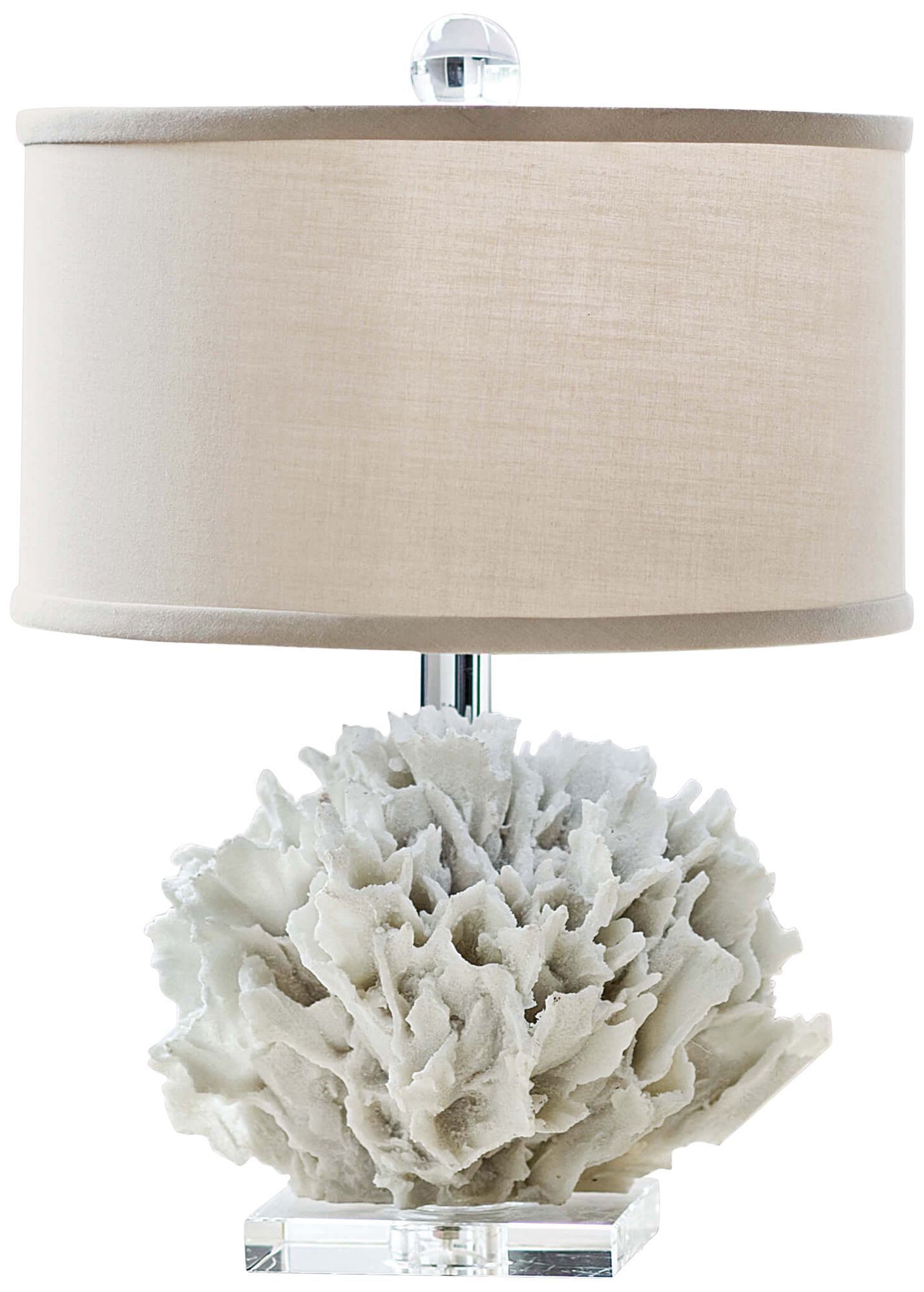 Regina Andrew Ribbon Coral Tropical Coastal Accent Table Lamp 37C87