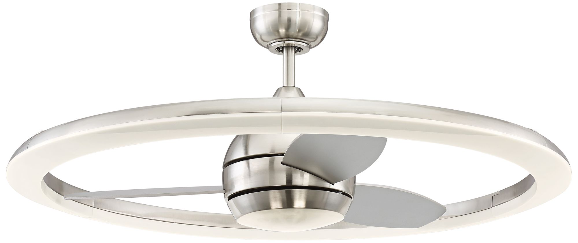 36" Craftmade Anillo Nickel Ring Modern LED Ceiling Fan 38R45 Lamps Plus