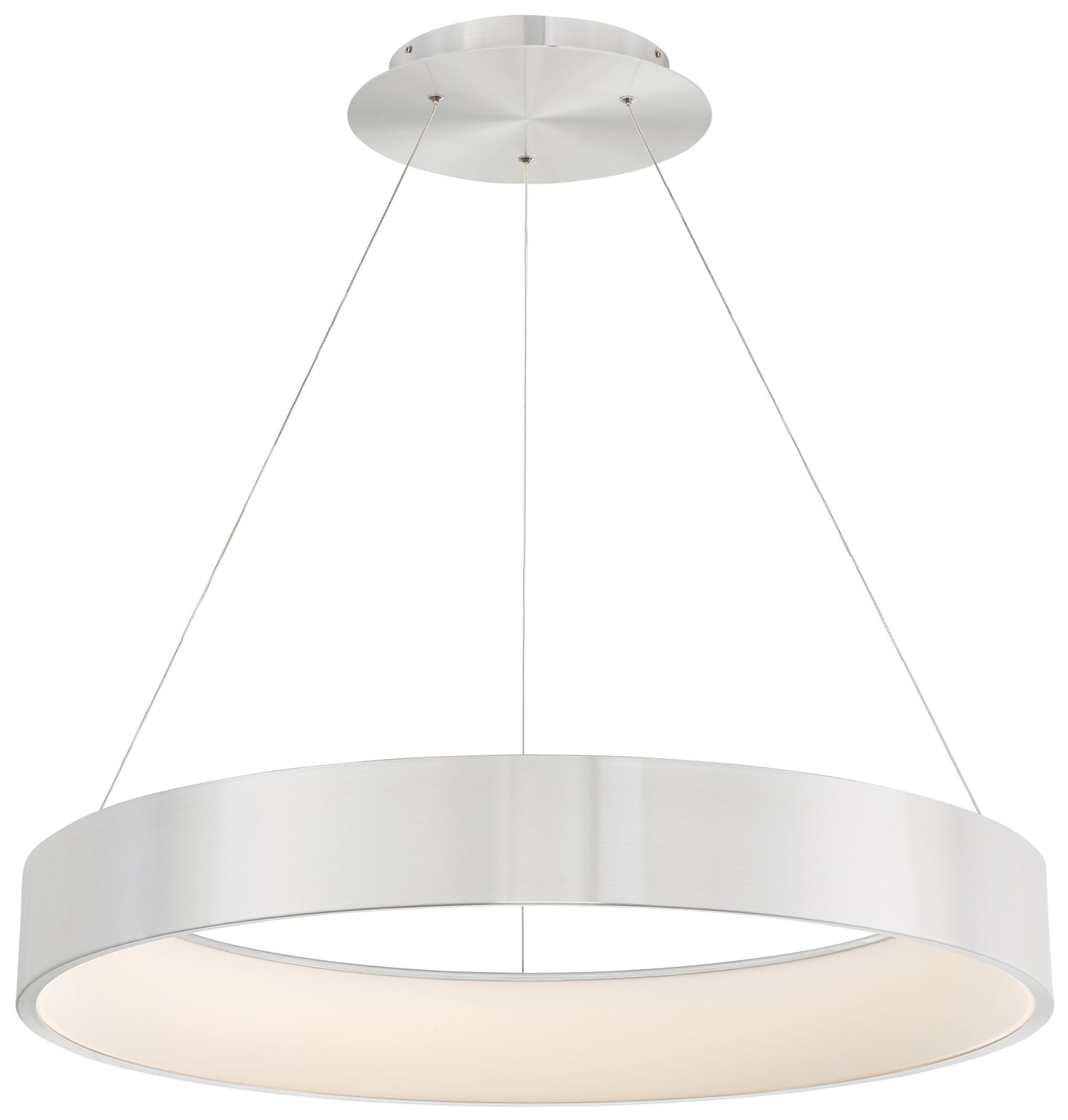 dweLED Corso 32" Wide Brushed Aluminum LED Pendant Light 39J91