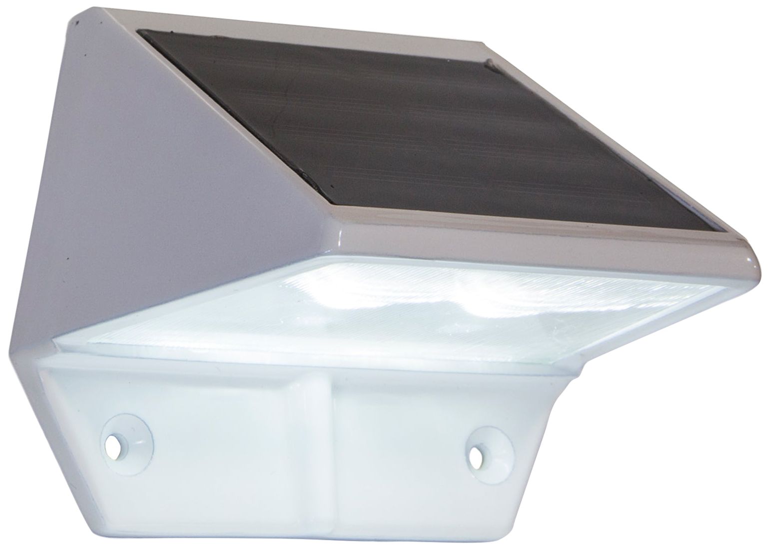 Canarsie 3 1/2" Wide White Outdoor Solar LED Deck Light 39R14