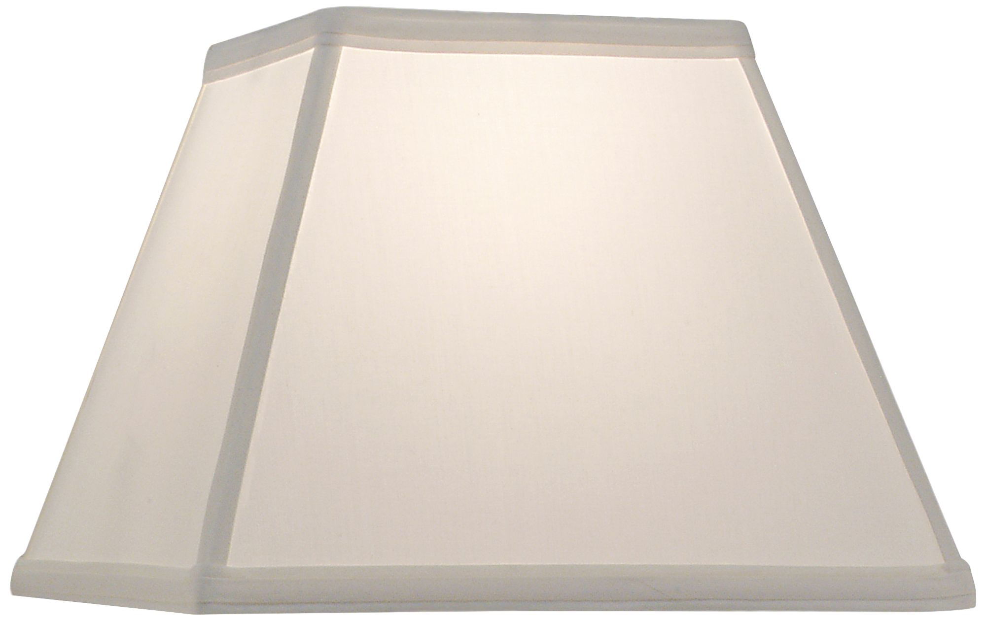 Stiffel Oyster Square Lamp Shade 6/6x11/11x9.75 (Spider) 39R50 Lamps Plus