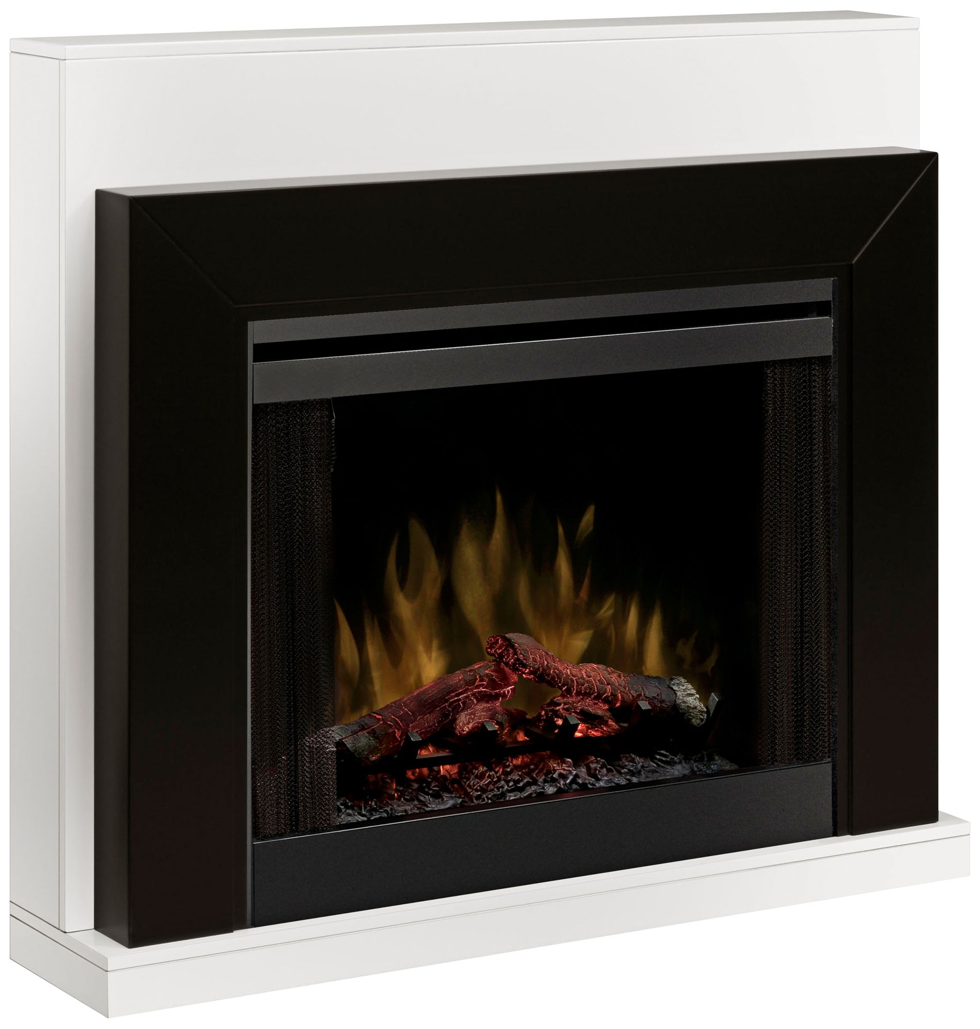 Ebony Black Mantel Electric Fireplace - #3C829 | Lamps Plus