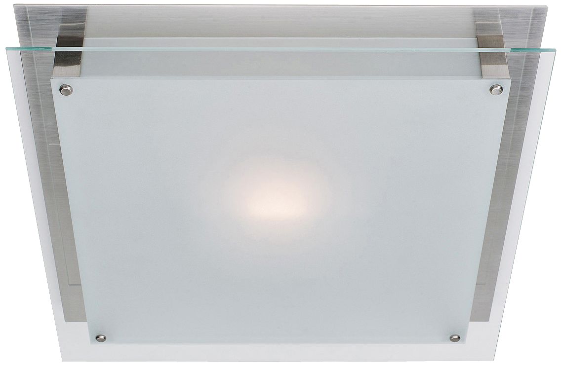 Access Vision 11 4/5" Wide Brushed Steel LED Ceiling Light 3C908