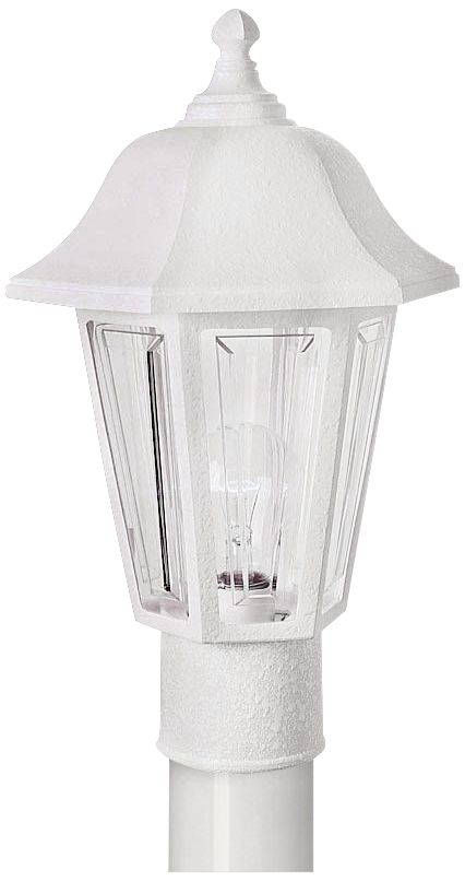Brentwood White Outdoor Post Mount Light 3D327 Lamps Plus