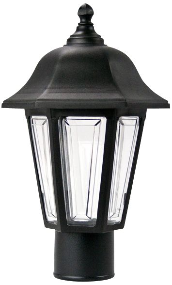 Brentwood Black Outdoor Post Mount Light 3D328 Lamps Plus