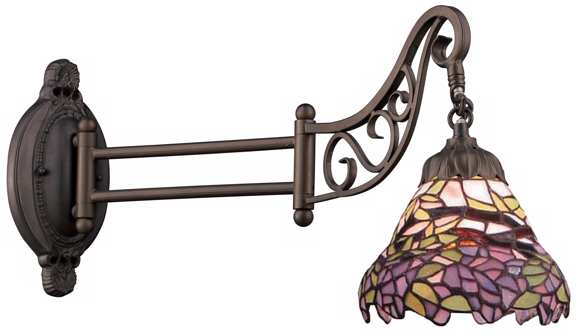 Robert Louis Tiffany, Swing Arm, Wall Lamps Lamps Plus