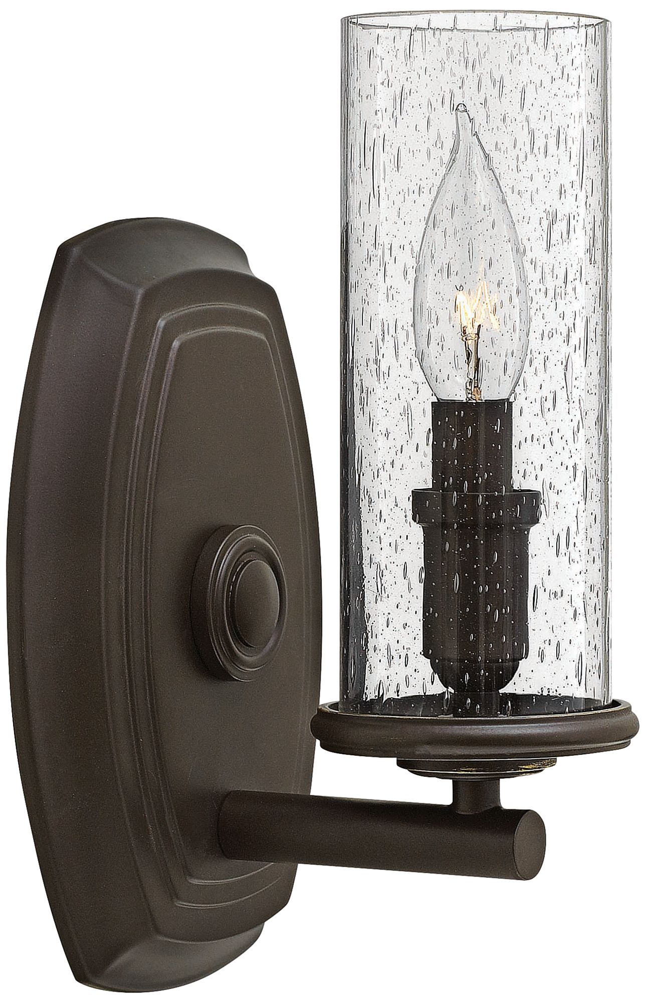 Hinkley Dakota 10 1/2" High OilRubbed Bronze Wall Sconce 3G150